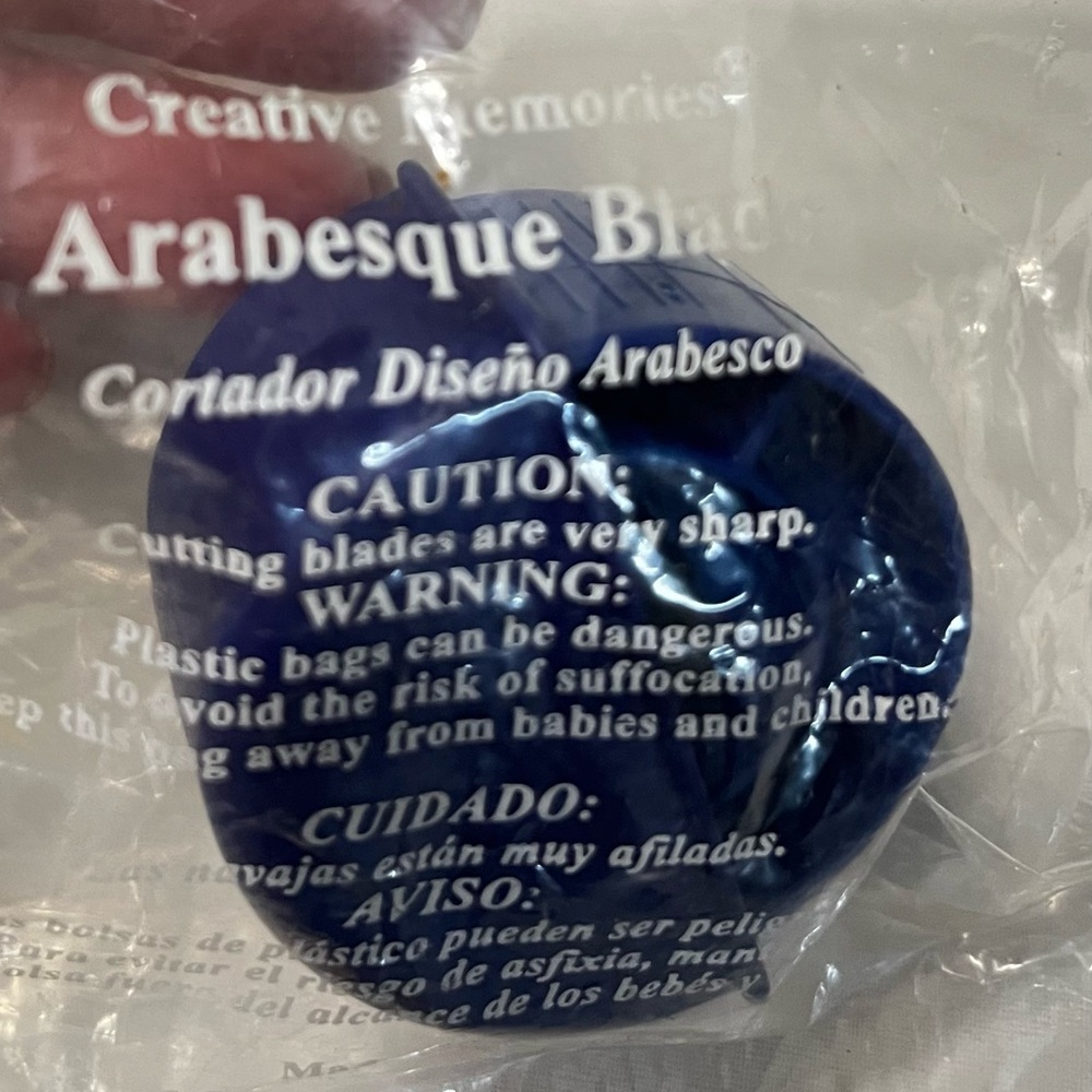 Creative Memories Arabesque Blue Blade